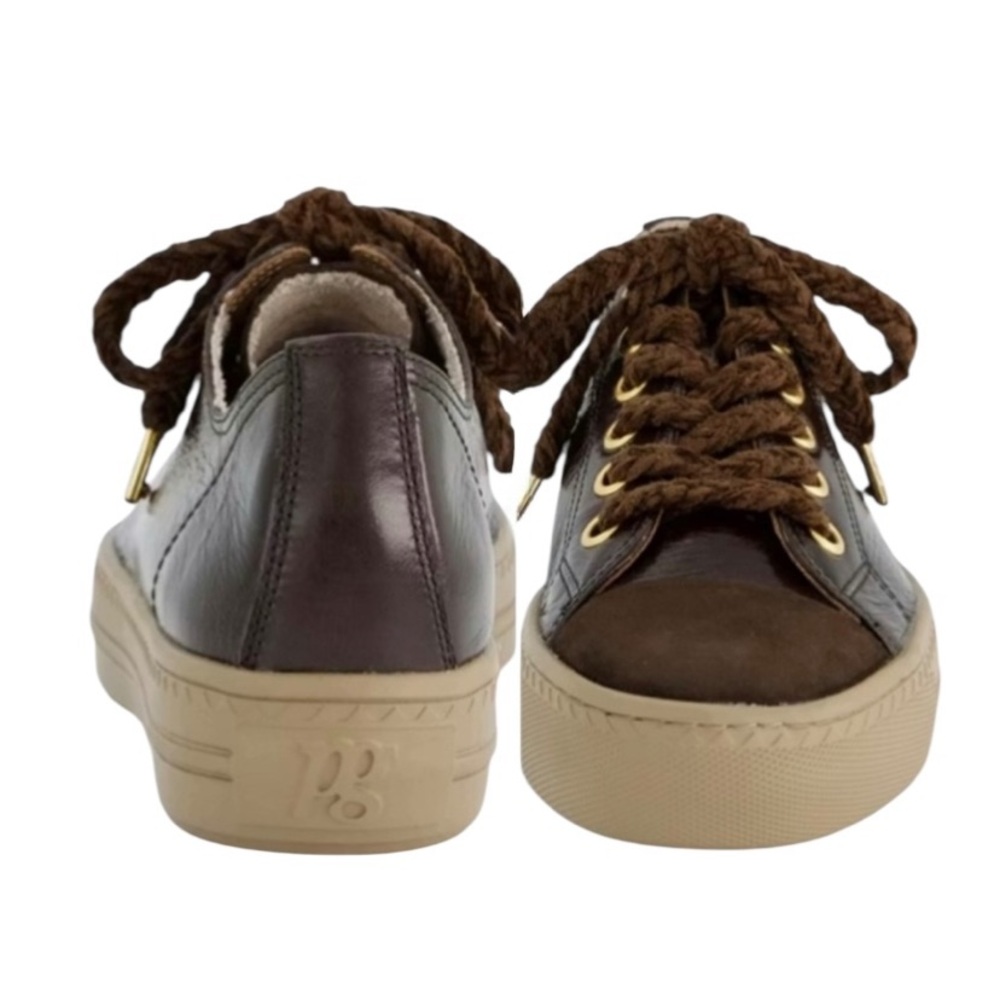 Brown patent/suede Leather Sneakers. US sizes - Picture 3 of 4